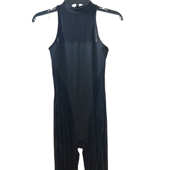 SOLD/Sexy Black Mesh Fashion Jumpsuit - Picture 11 of 15
